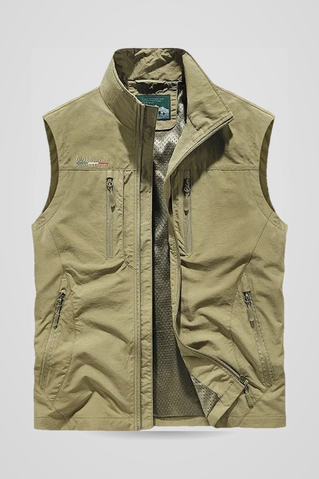 Lachlan | Herren Zip-Front Übergroßes Gepolstertes Gilet für den Alltag