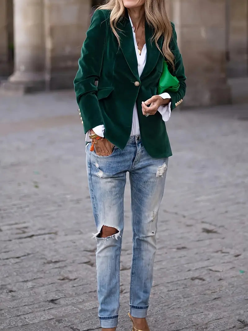 Blazer für Damen | Ein-Knopf Maßgeschneidert