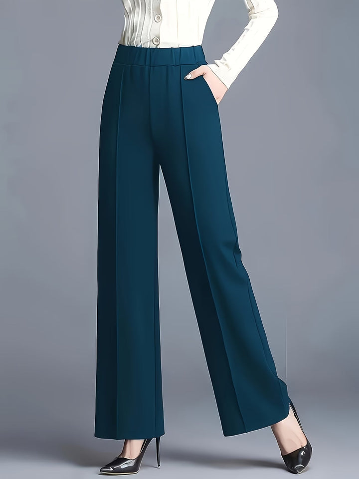 Eviana | Elegante Hochtaillierte Hose mit Schrägtaschen