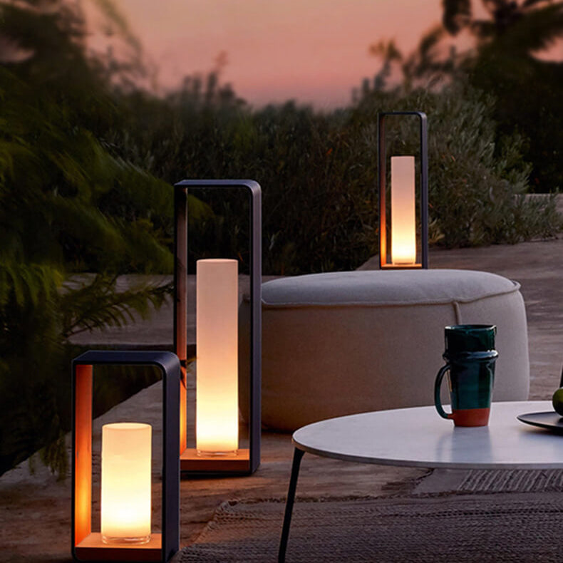 Solar Lantern Rectangular | LED | Remote Control | IP65 Outdoor