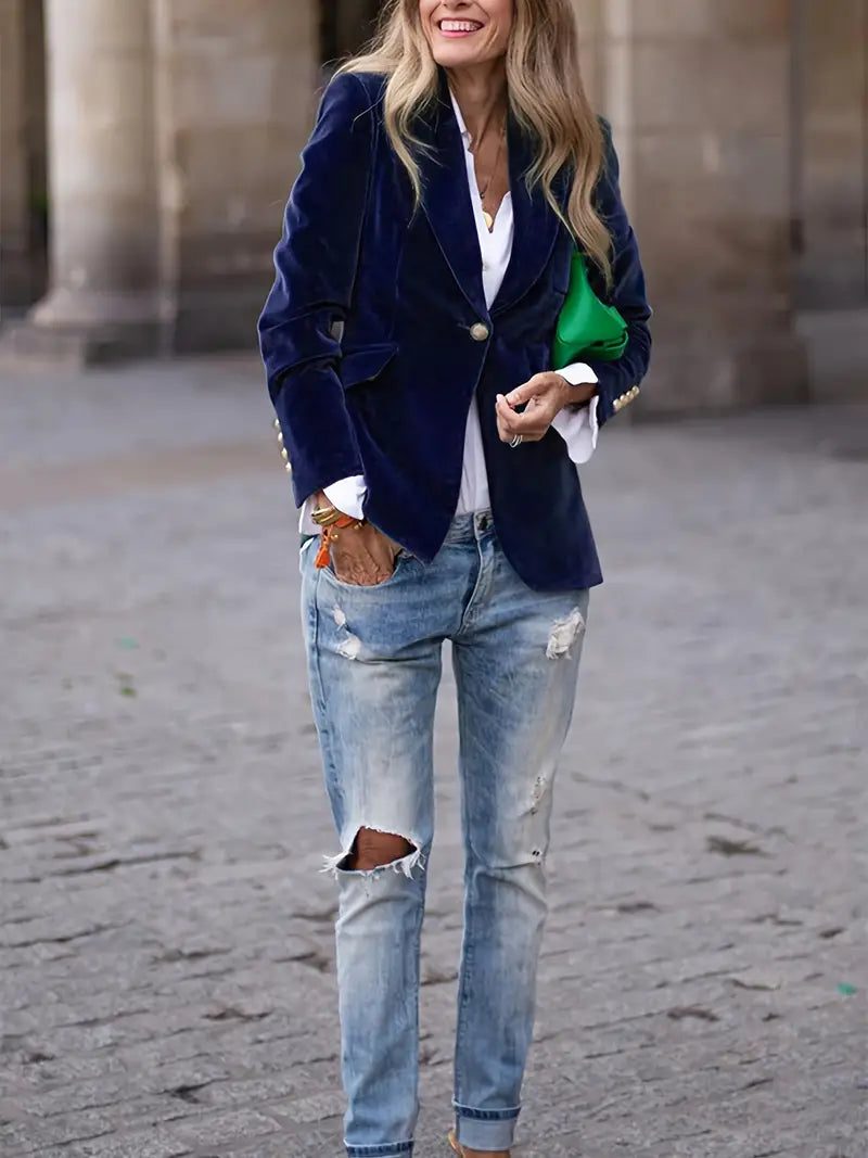 Blazer für Damen | Ein-Knopf Maßgeschneidert