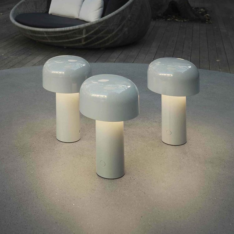 LED Table Lamp | Wireless &amp; Rechargeable | Mushroom Ambient Light