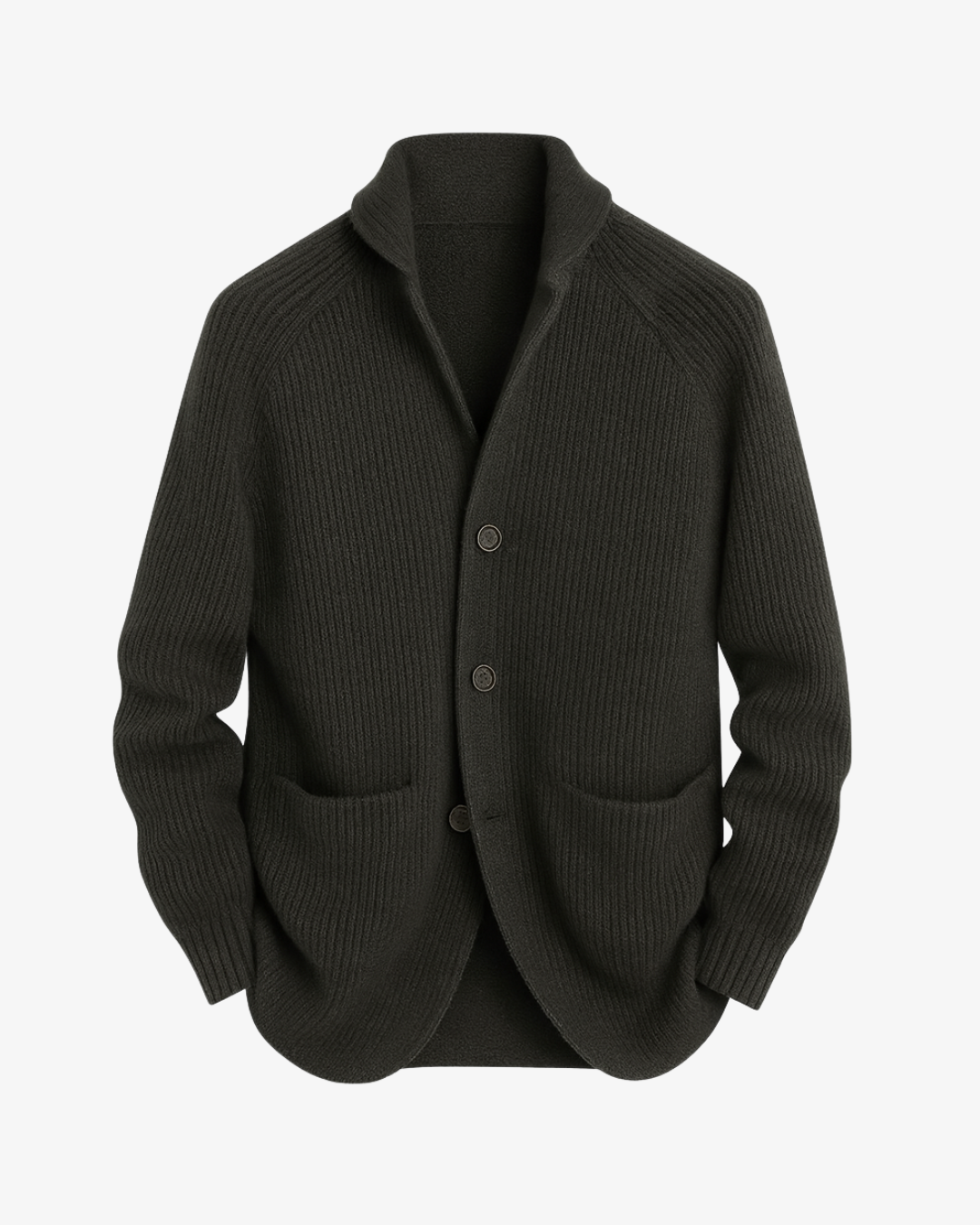Lawrence | Maßgeschneiderter Strick-Cardigan mit Knopfleiste