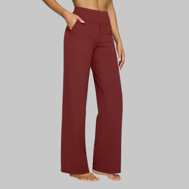 Pantalon Lia Stretch | Pantalon pour femme à la coupe confortable et au tissu stretch doux