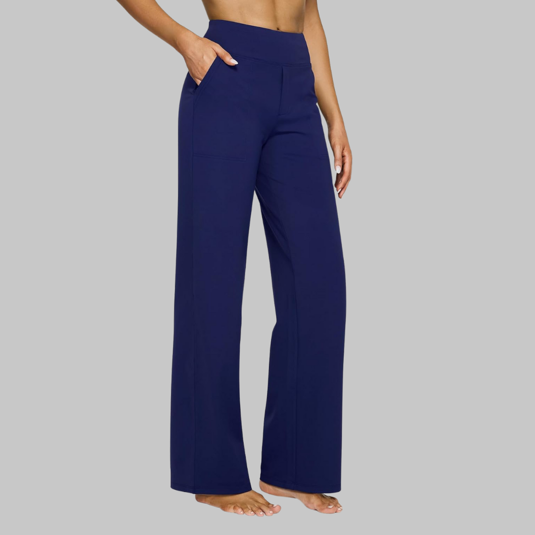 Pantalon Lia Stretch | Pantalon pour femme à la coupe confortable et au tissu stretch doux