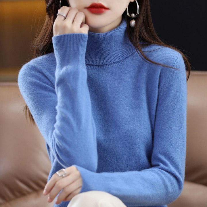 Luxus Kaschmir Damen Rollkragenpullover - Elena
