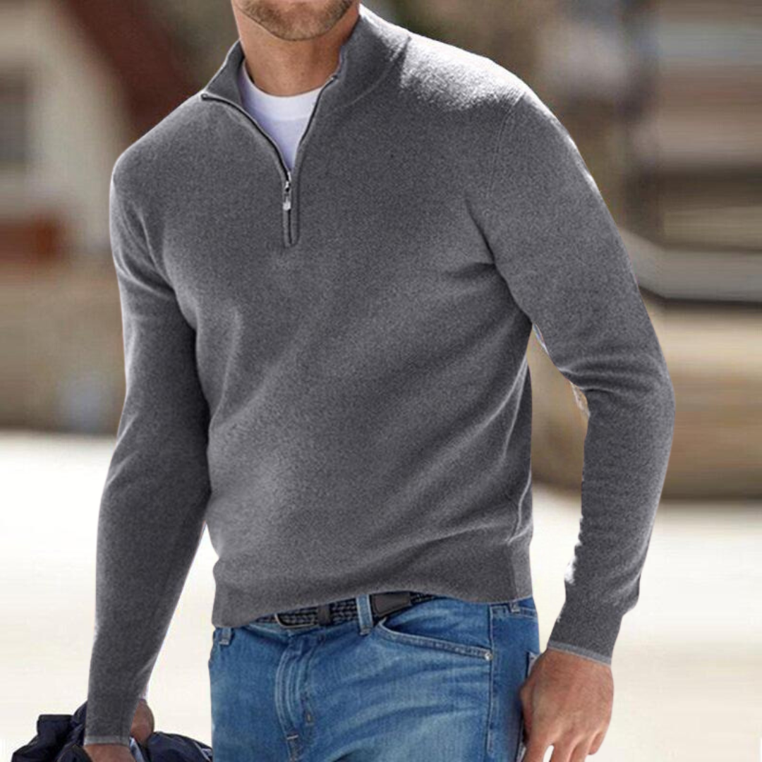 Hugo | Premium Half-Zip-Pullover