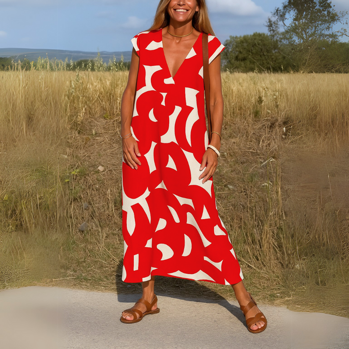 Valérie | V-loops summer dress