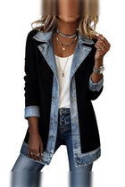 Damenjacke - Rippstrickjacke