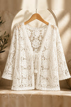Cardigan Damen - Strick Floral Cardigan