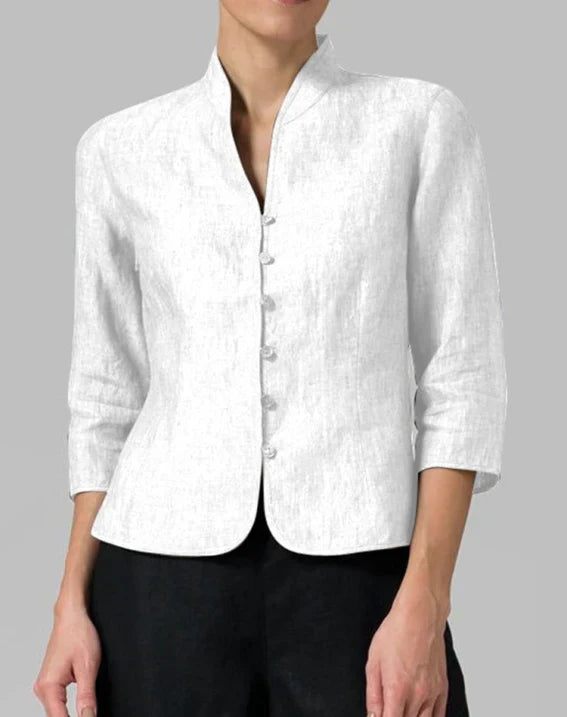 Damenblazer mit Stehkragen – Eleganter Business-Look für Büro und besondere Anlässe