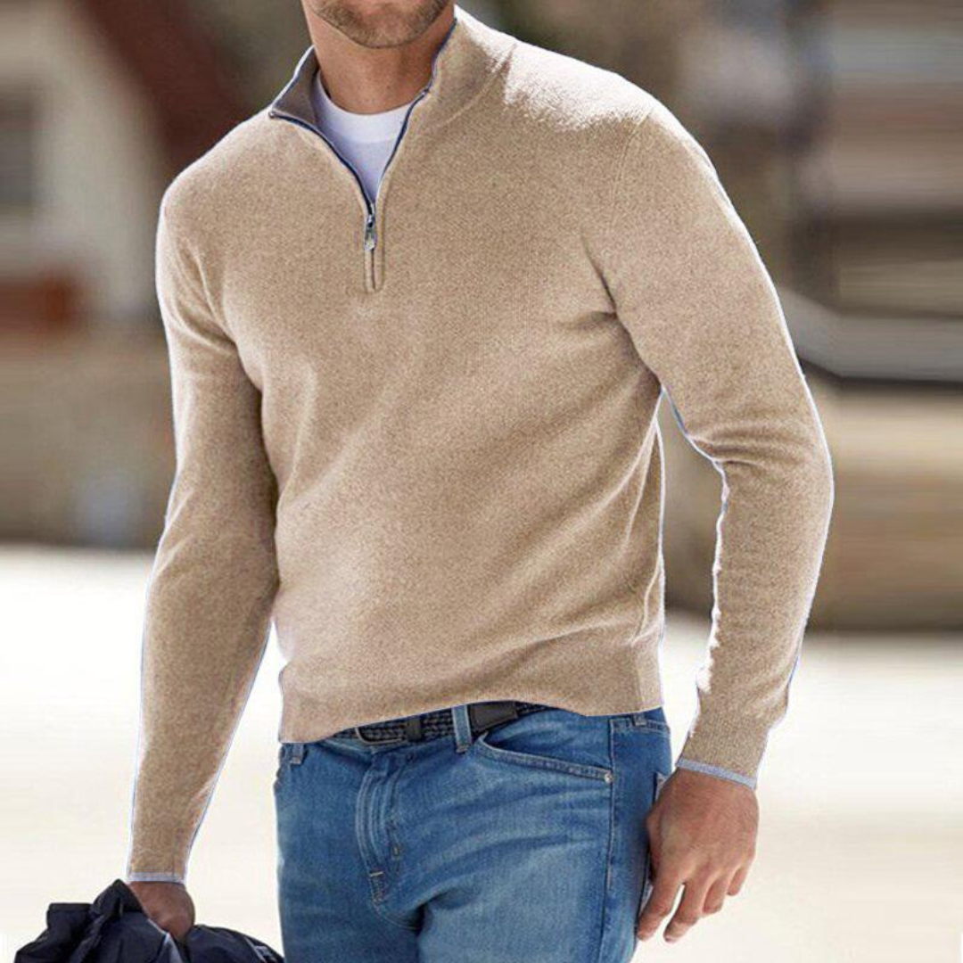 Hugo | Premium Half-Zip-Pullover