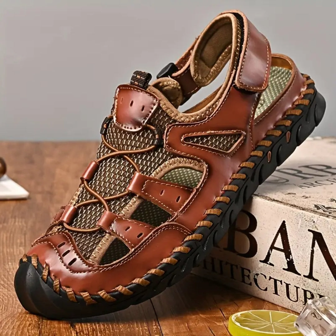 Orthopädische Sportsandalen Wasserdicht - Bequeme Wandersandalen mit Geschlossenem Zeh