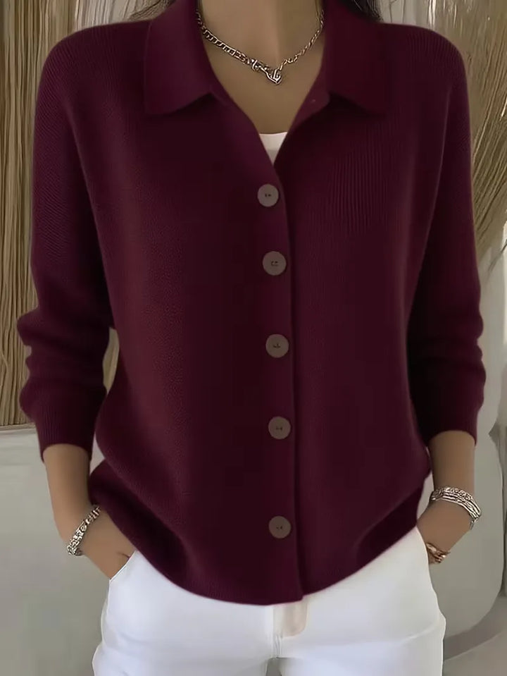 Cardigan mit V-Ausschnitt