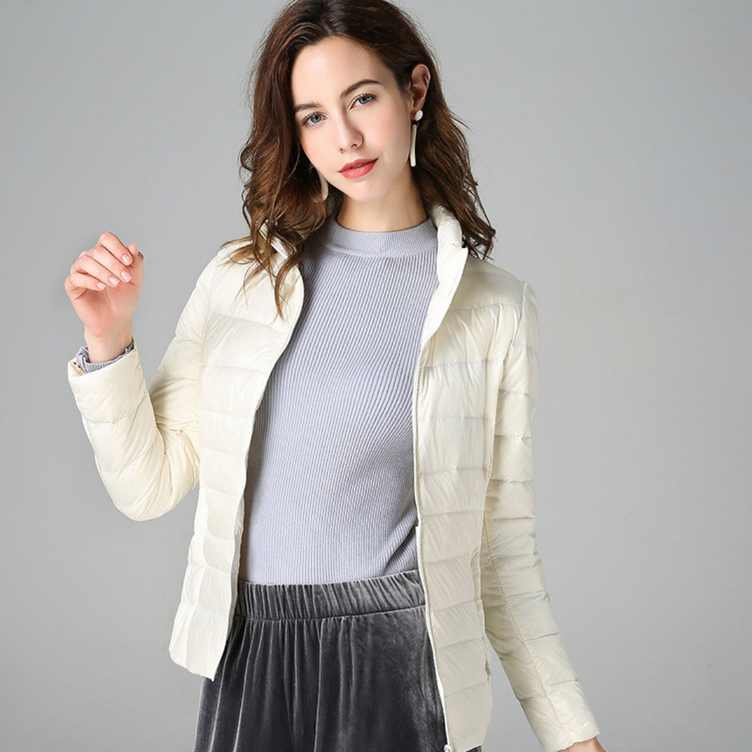 Damen Packable Daunenjacke – Ultra-Leichte Pufferjacke