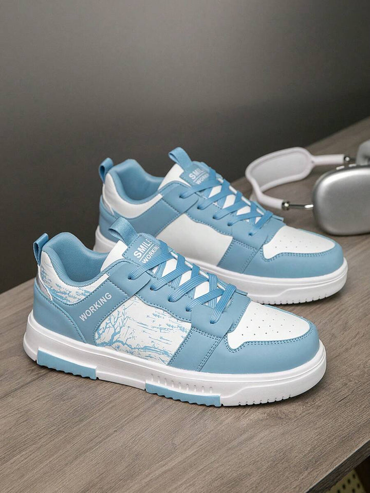 Beige Herren Sneaker mit Print – sportlich, bequem und perfekt für jeden Tag
