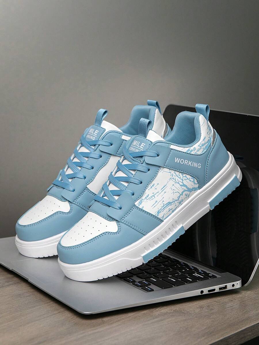 Beige Herren Sneaker mit Print – sportlich, bequem und perfekt für jeden Tag