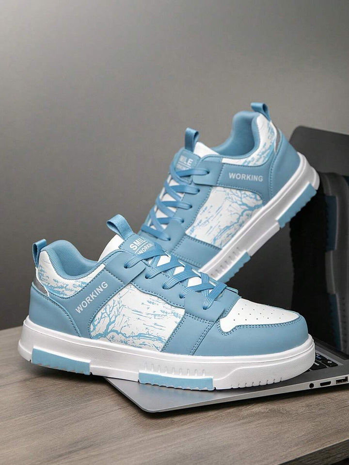 Beige Herren Sneaker mit Print – sportlich, bequem und perfekt für jeden Tag
