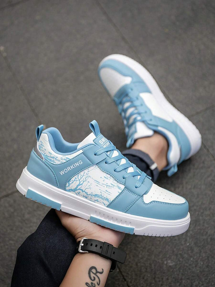 Beige Herren Sneaker mit Print – sportlich, bequem und perfekt für jeden Tag