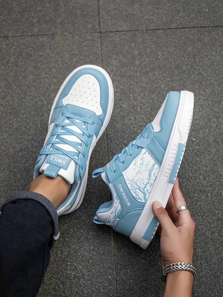 Beige Herren Sneaker mit Print – sportlich, bequem und perfekt für jeden Tag