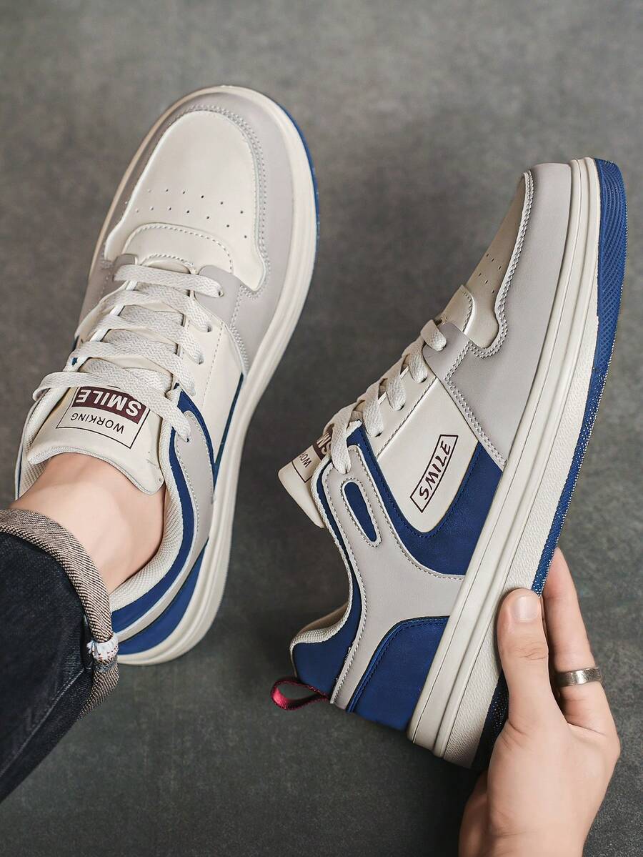 Beige Herren Sneaker mit Print – sportlich, bequem und perfekt für jeden Tag