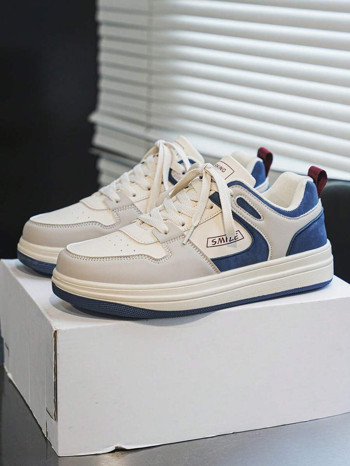 Beige Herren Sneaker mit Print – sportlich, bequem und perfekt für jeden Tag