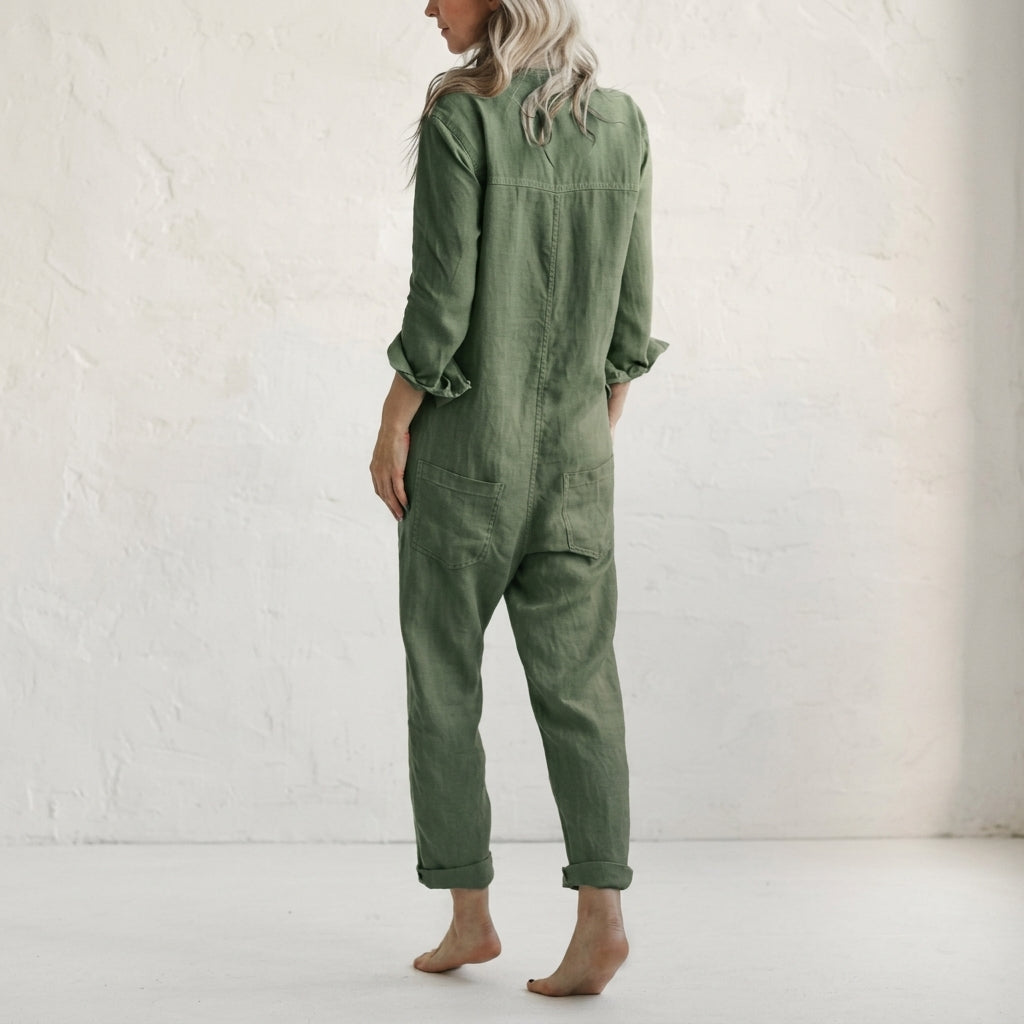 Elvinae Leinen Overall