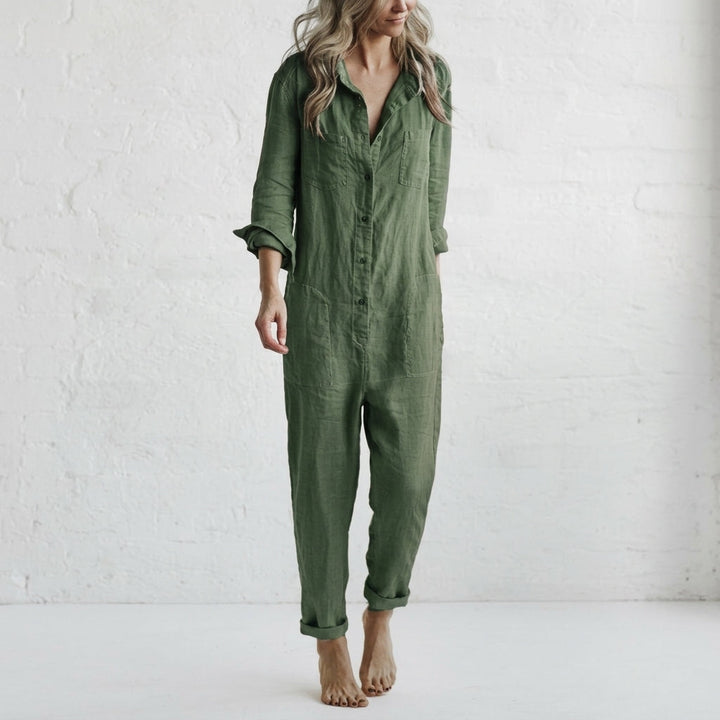 Elvinae Leinen Overall