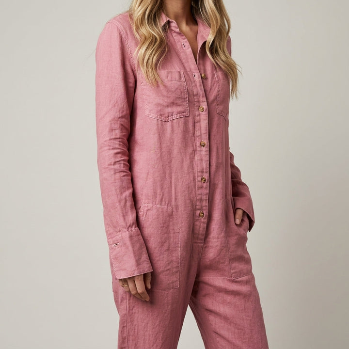 Elvinae Leinen Overall