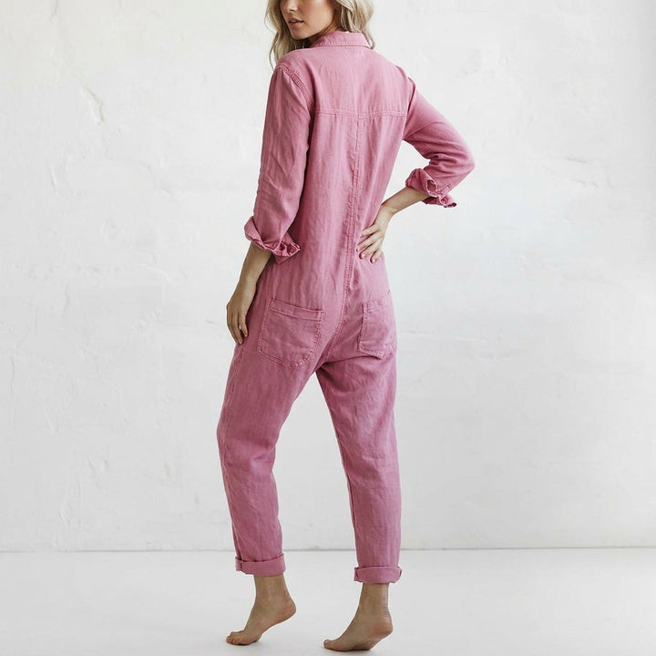 Elvinae Leinen Overall