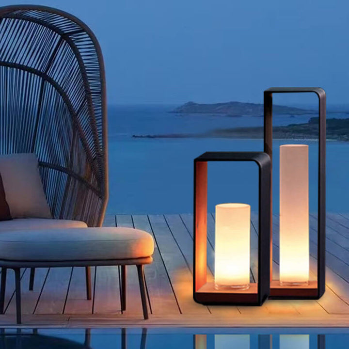 Solar Lantern Rectangular | LED | Remote Control | IP65 Outdoor