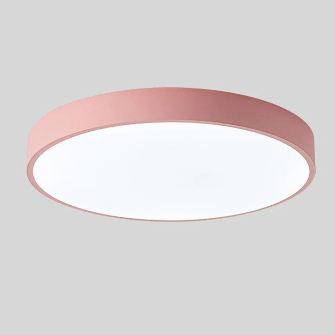 LED Ceiling Lamp with Scandinavian Design in Wood &amp; Acrylic