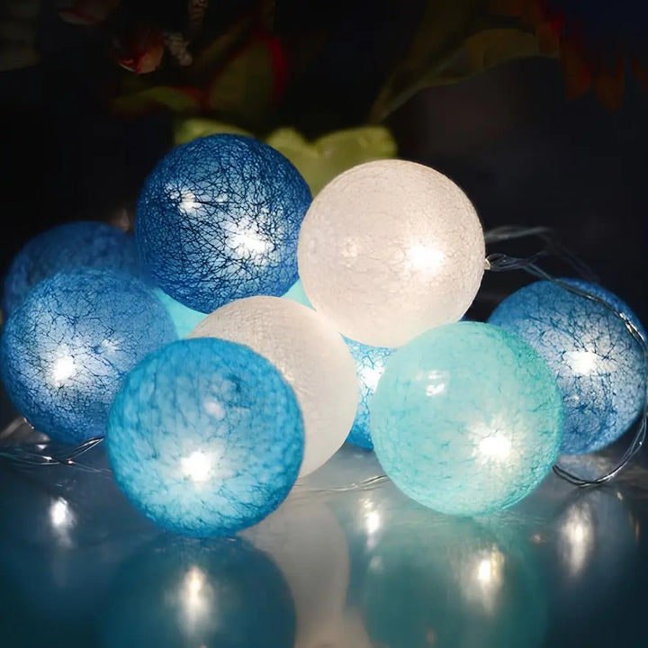 Cotton Light Balls String – Create Atmosphere and Warmth in Any Space