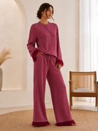Henley - Luxus Glitzer Set mit Federn
