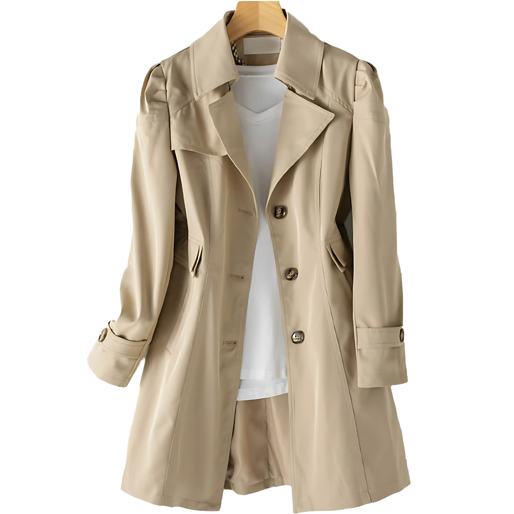 Damen Trenchcoat – Klassisches Design mit Eleganter Linienführung für Jeden Anlass