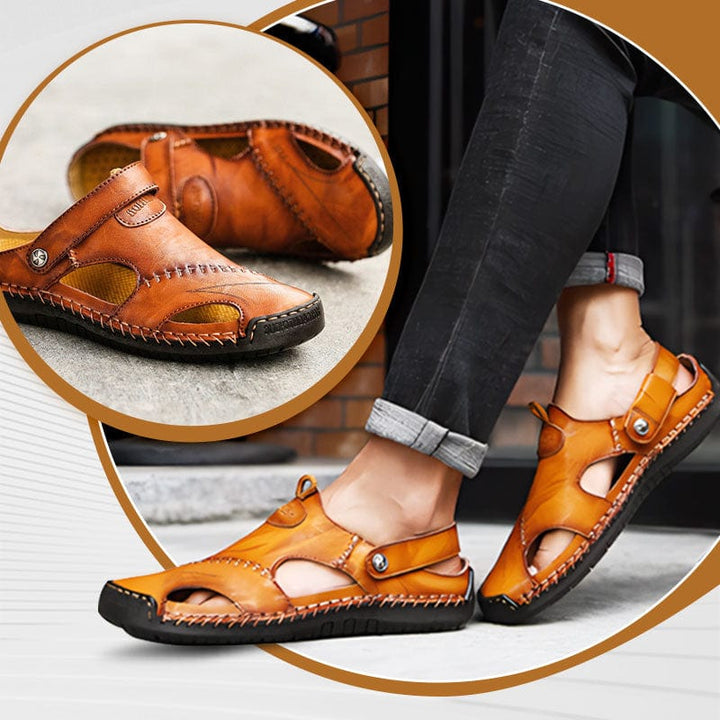 Leder Sandalen für Herren - Geer