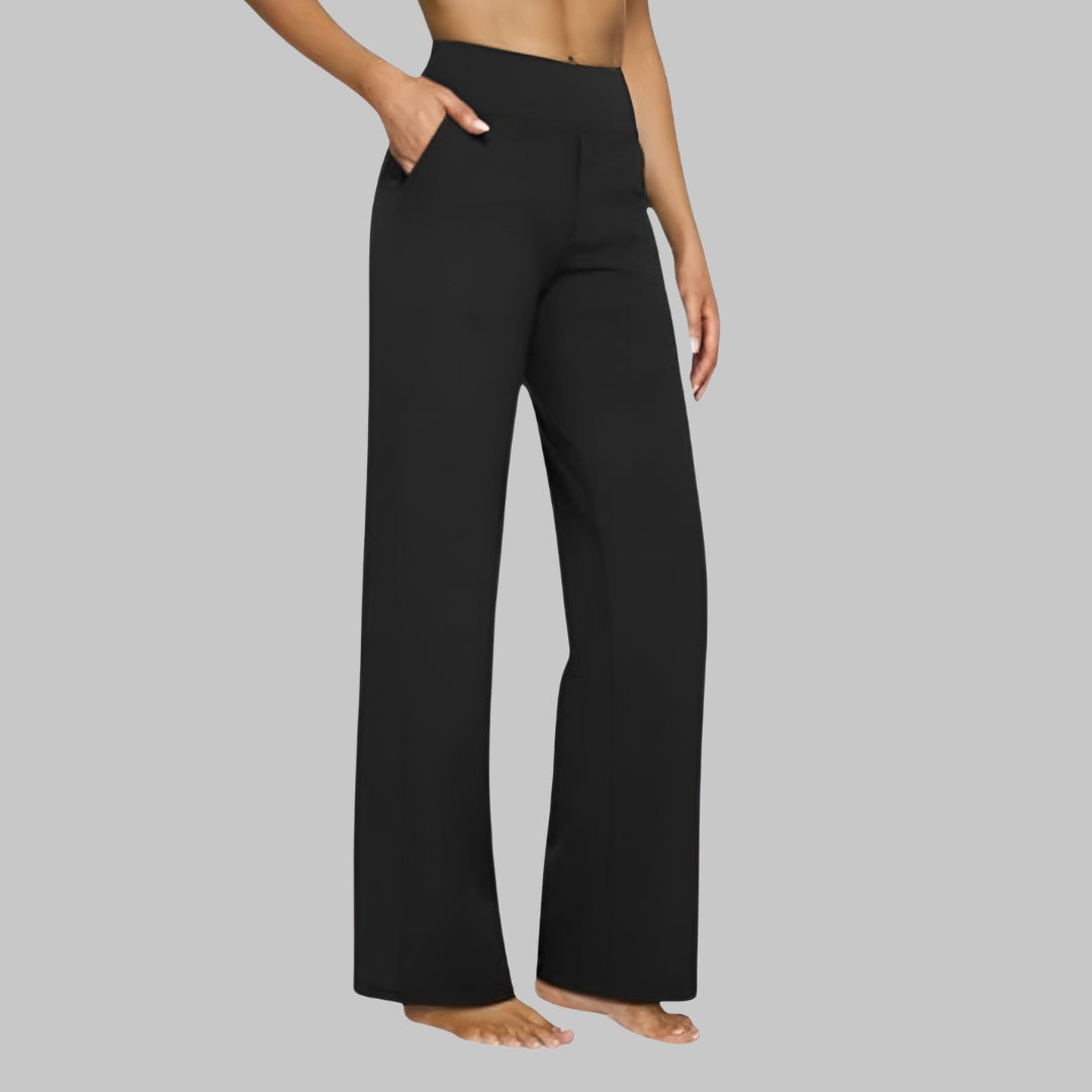 Pantalon Lia Stretch | Pantalon pour femme à la coupe confortable et au tissu stretch doux