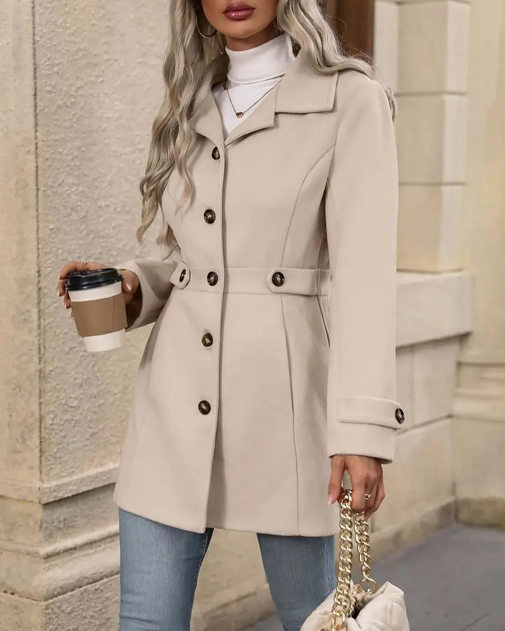 Elena | Eleganter Taillierter Mantel