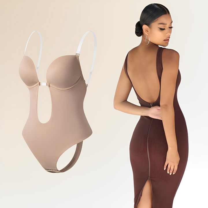 Combinaison sculptante dos nu pour femme – Body de maintien sans coutures