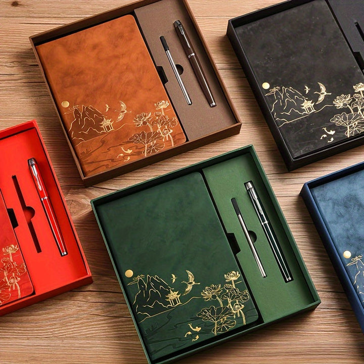 AuroraScript Notebook Set – Elegant Writing with Changing Shine