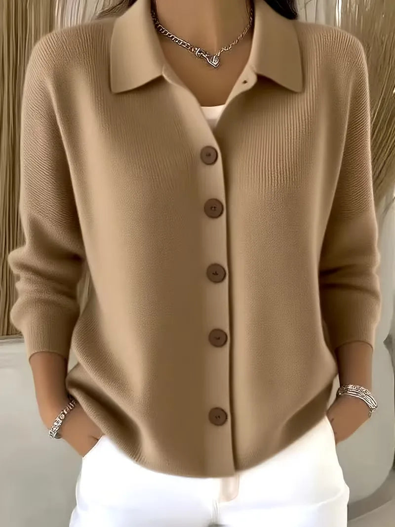 Cardigan mit V-Ausschnitt