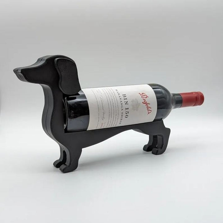 Sandsberg | Dachshund Wine Bottle Holder | Decorative Table Stand Made of Resin | Multiple Colours