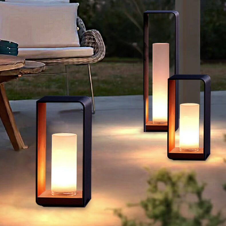 Solar Lantern Rectangular | LED | Remote Control | IP65 Outdoor