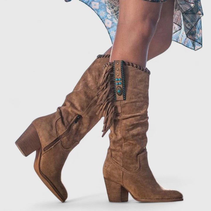 Damen Stützende Stiefel mit Knöchelschutz und Stabiler Sohle