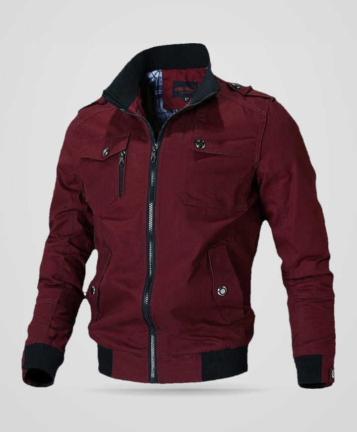 Kaspisches Meer | Herren Übergroßer Rippmantel für Herbst und Winter