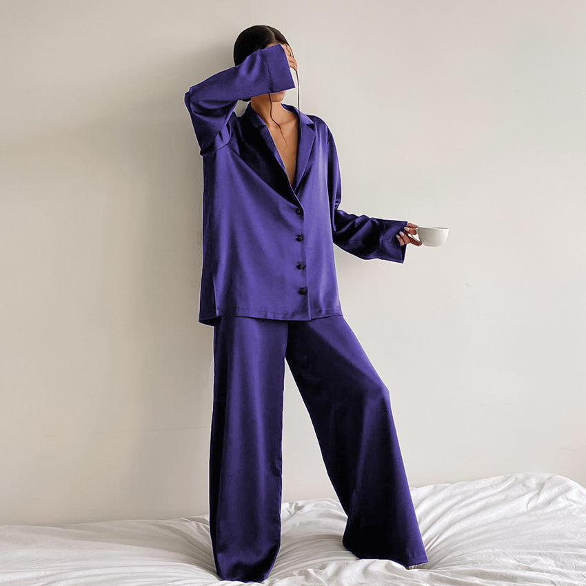 Damen Luxus Satin Pyjama Set | Florence