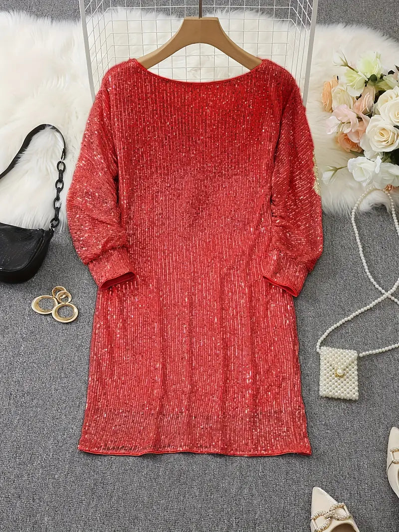 Damen Cocktailkleid | Pailletten