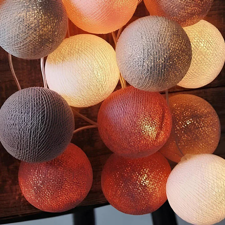 Cotton Light Balls String – Create Atmosphere and Warmth in Any Space