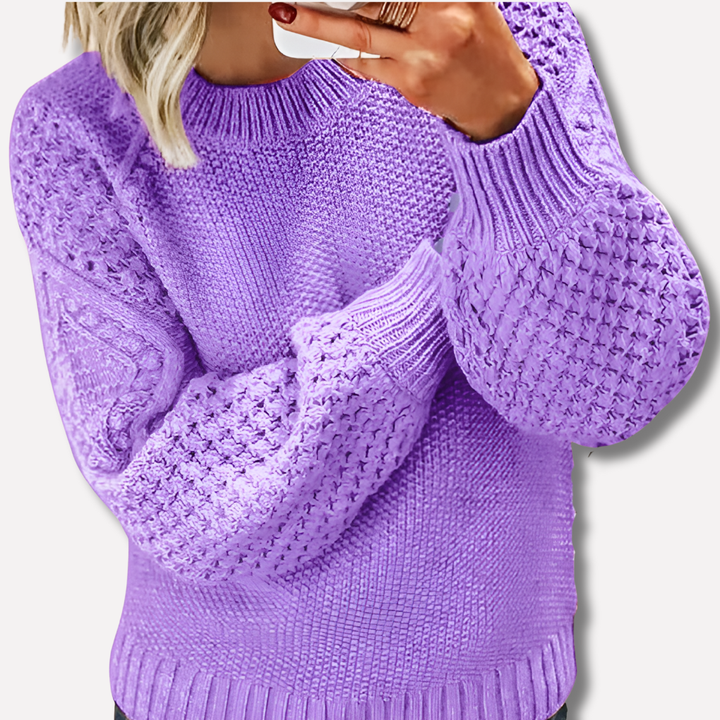 Eleganter warmer Pullover für Damen