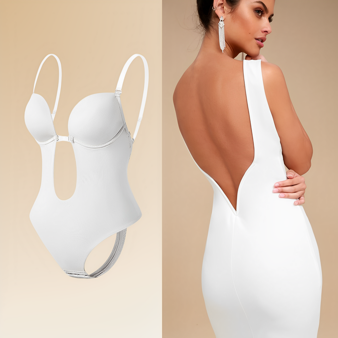 Combinaison sculptante dos nu pour femme – Body de maintien sans coutures